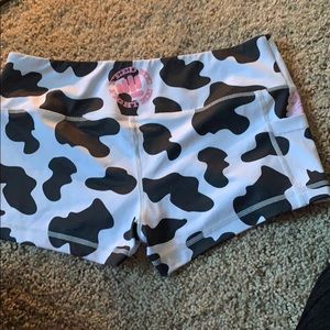 Feed me fight me cow shorts